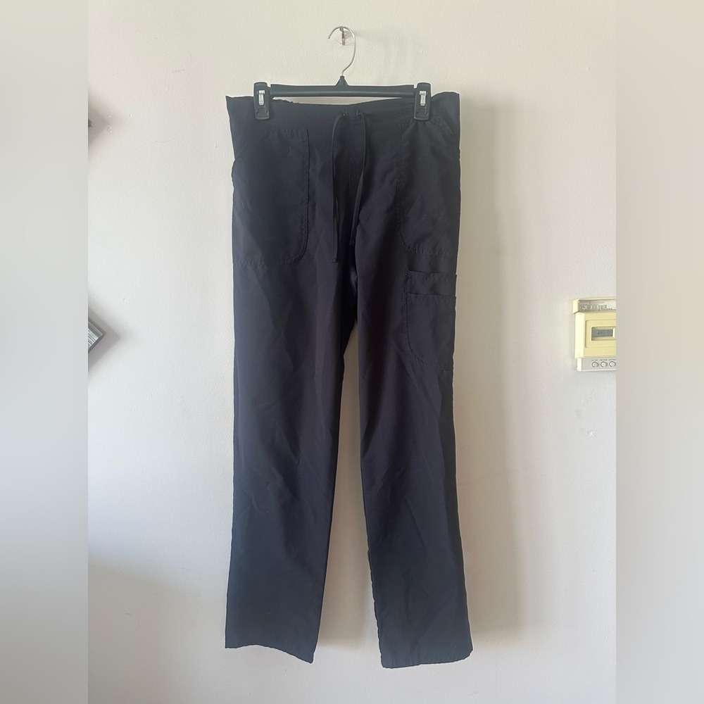 Women’s Scrubstar black scrub pants Small